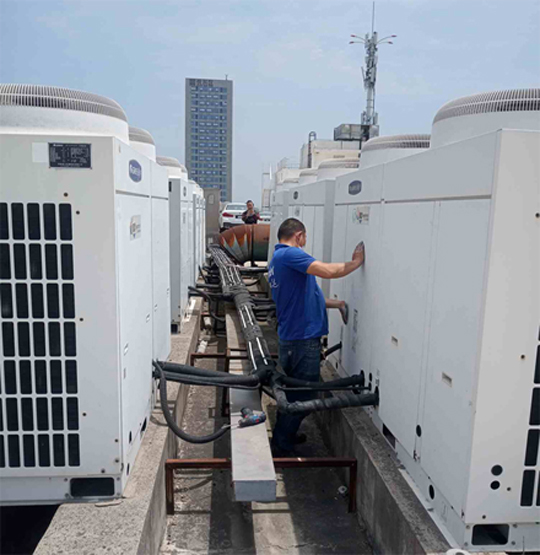 美溪中央空调制热和不制冷系统维修方法