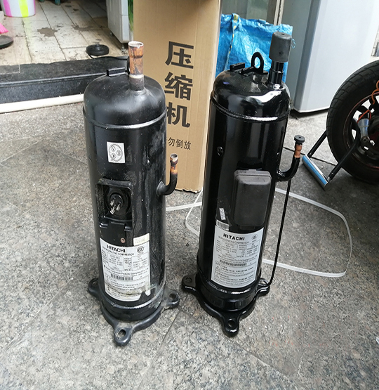 美溪中央空调压缩机的更换维修